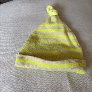 Disney Yellow and Cream Striped Kids Hat